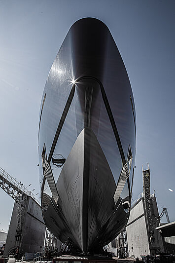 Olokun yacht launch in Genova