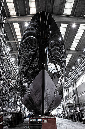 Olokun yacht launch in Genova