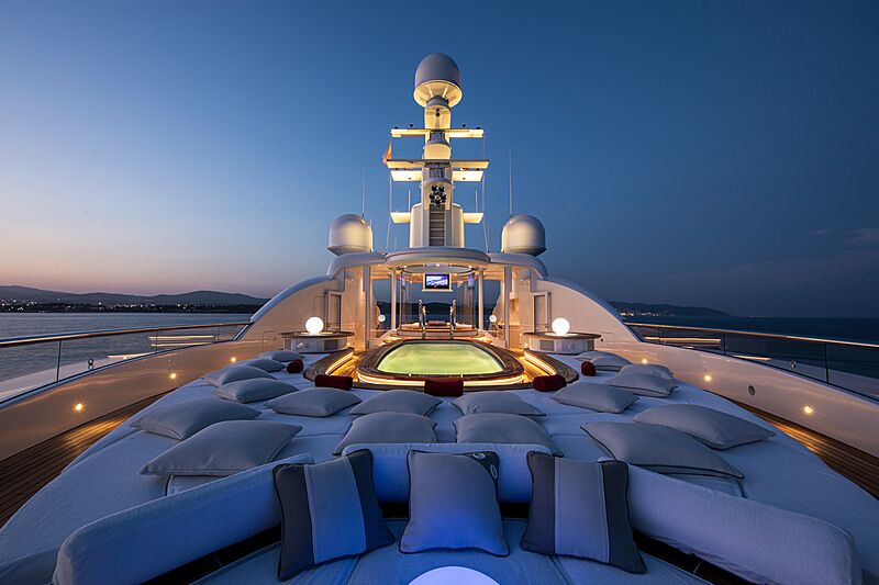 Valerie yacht deck