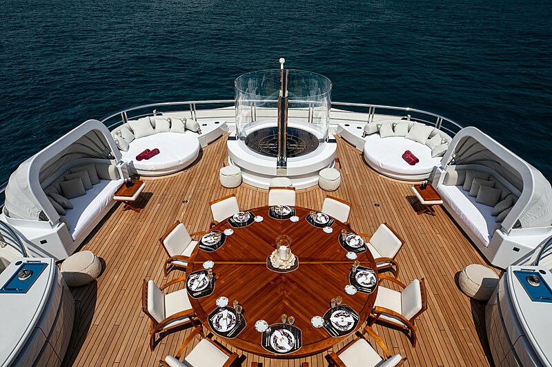 Valerie yacht deck