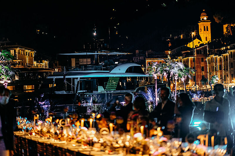 Azimut Magellano 25 Metri debut in Portofino