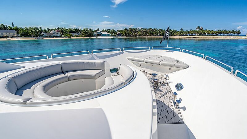 Black Swan yacht deck
