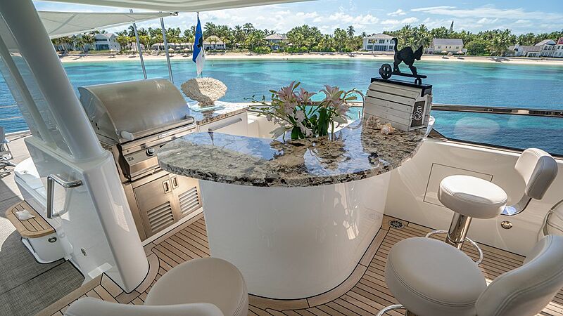 Black Swan yacht deck