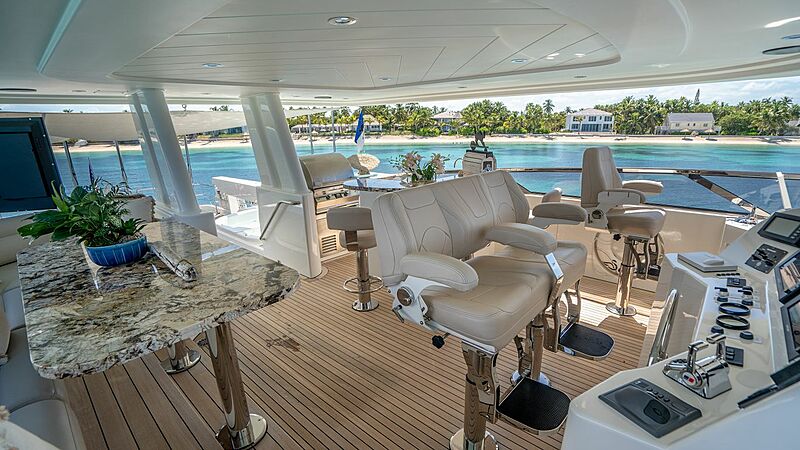 Black Swan yacht deck