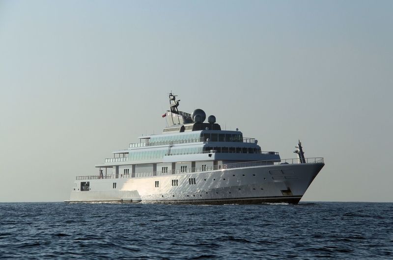 Rising Sun cruising off Gibraltar