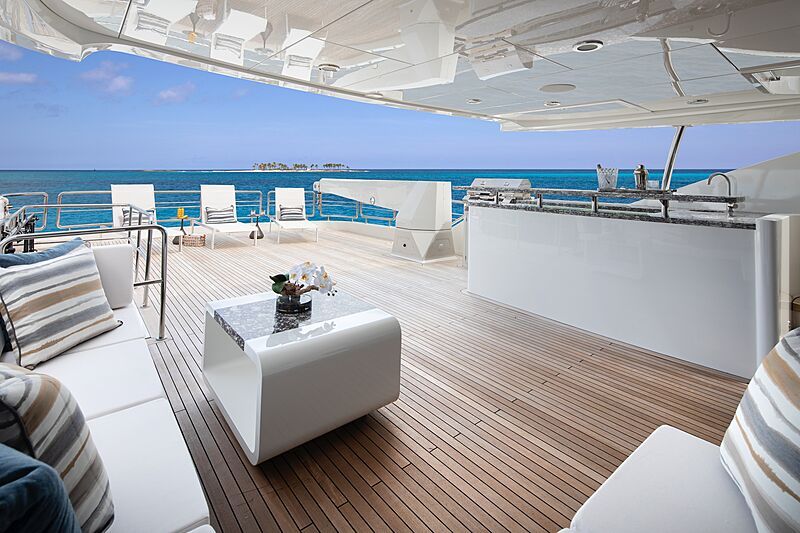 Eileen's Way yacht Bridge Deck aft
