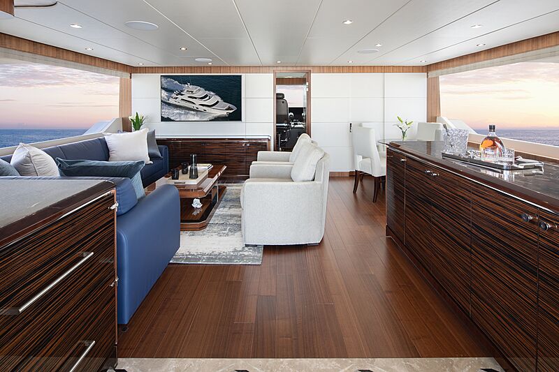 Eileen's Way yacht bridge deck saloon