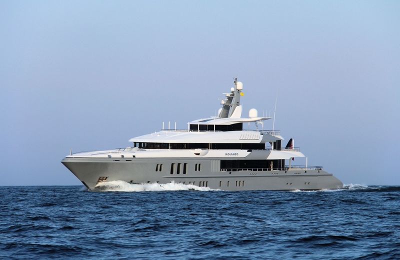 Mogambo arriving in Gibraltar
