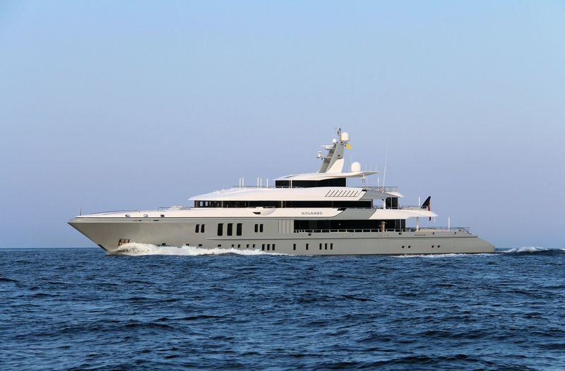 Mogambo arriving in Gibraltar