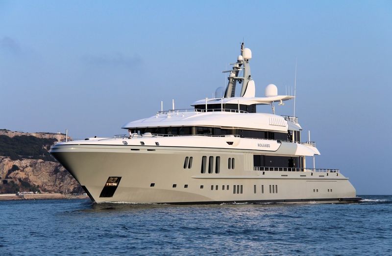 Mogambo arriving in Gibraltar