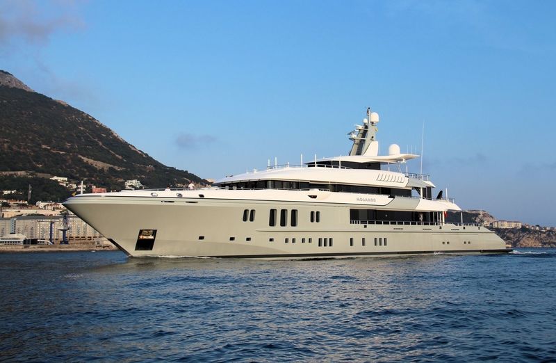 Mogambo arriving in Gibraltar