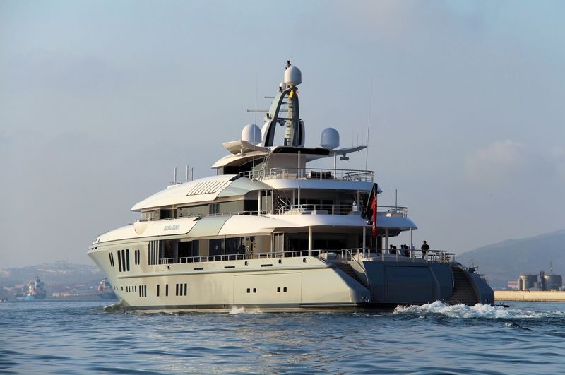 Mogambo arriving in Gibraltar