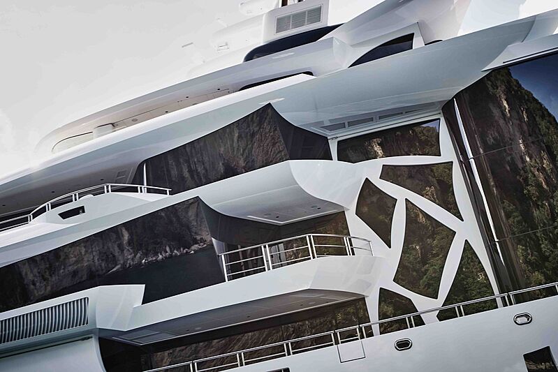 Artefact yacht exterior detail