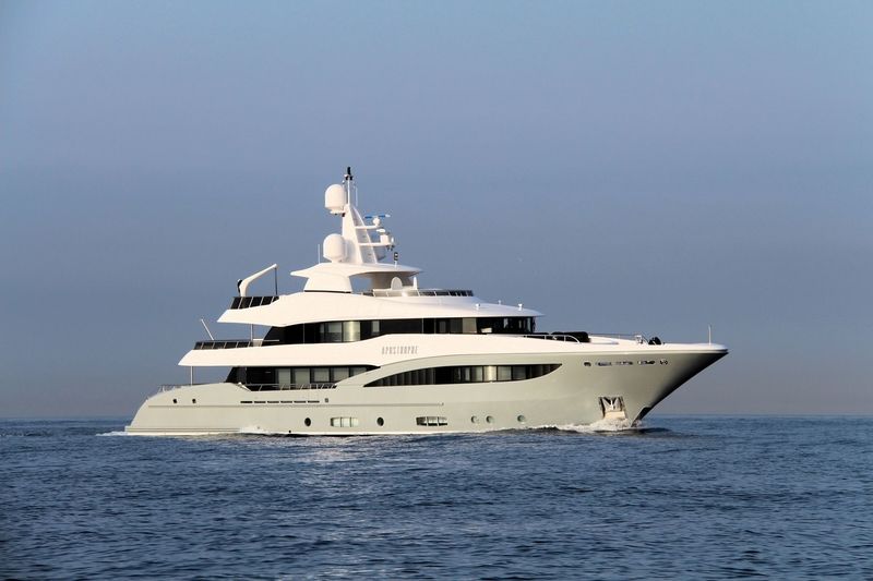 Apostrophe cruising off Gibraltar