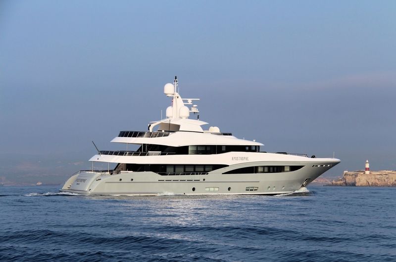 Apostrophe cruising off Gibraltar