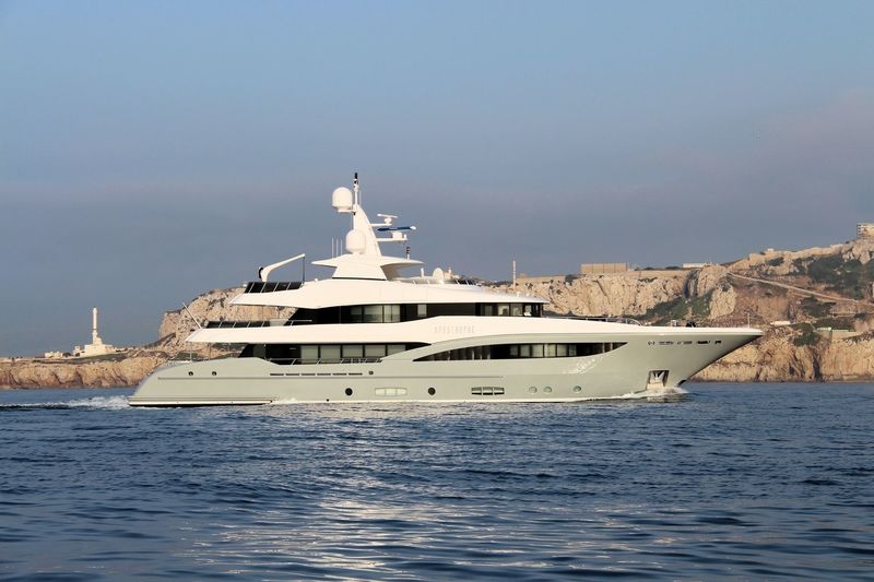 Apostrophe cruising off Gibraltar