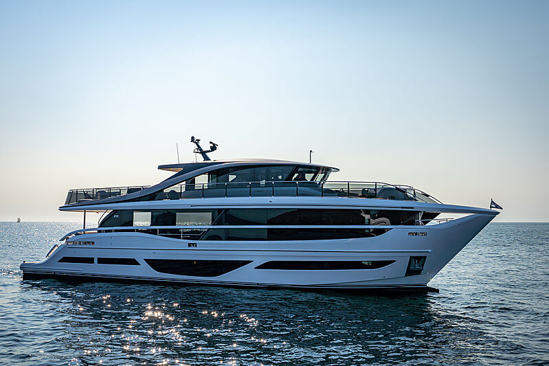 Princess X95/02 yacht cruising