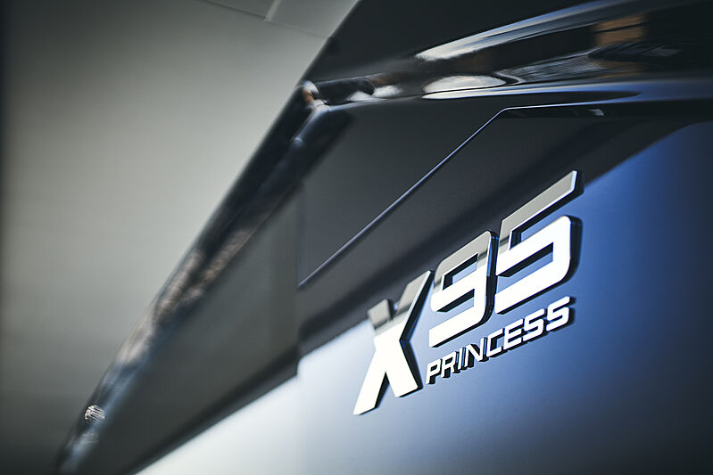 Princess X95/02 yacht exterior detail