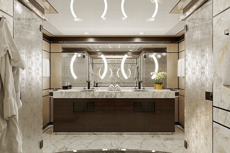 Gemini yacht interior design