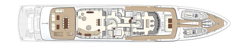 Gemini yacht General Arrangement plan