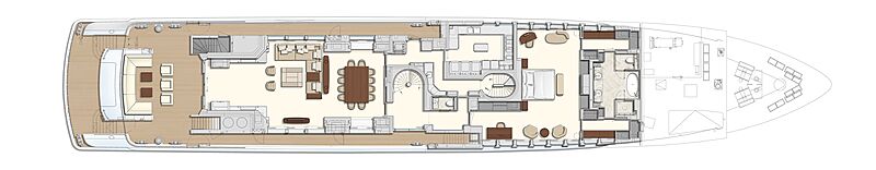 Gemini yacht General Arrangement plan