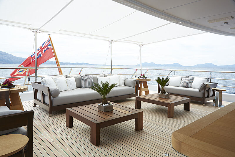 Spirit yacht aft deck