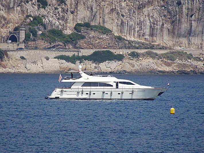 Serendipity Blue yacht in Beaulieu-sur-Mer