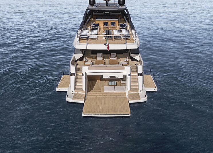 Sanlorenzo SL120 Asymmetric yacht exterior design