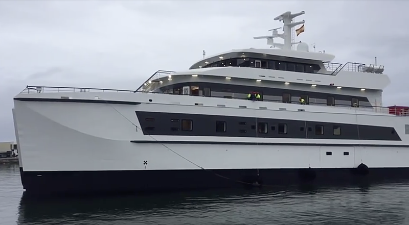 Wayfinder yacht launch at Astilleros Armon