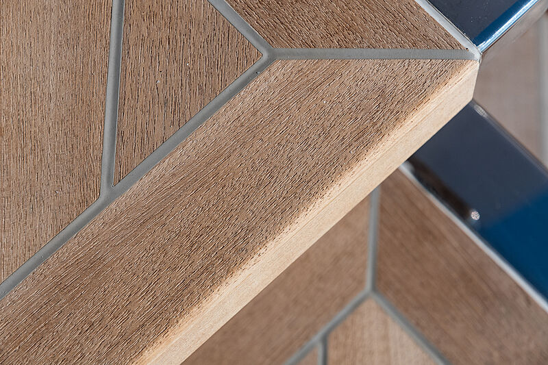Rock yacht exterior detail