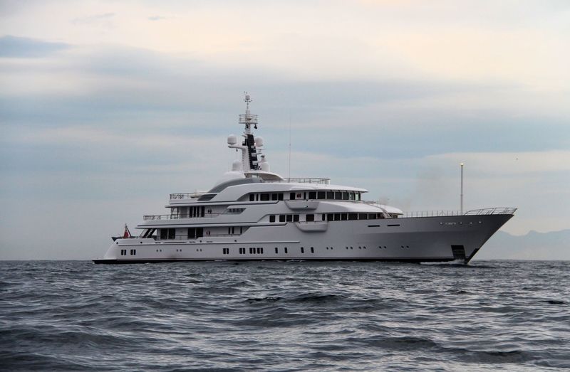 Hampshire II cruising off Gibraltar