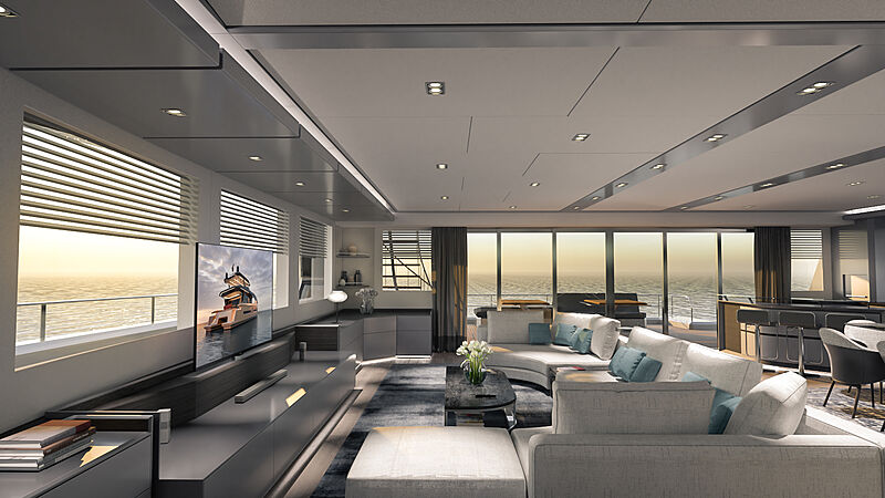 Ocean Eco Explorer 90 yacht interior design