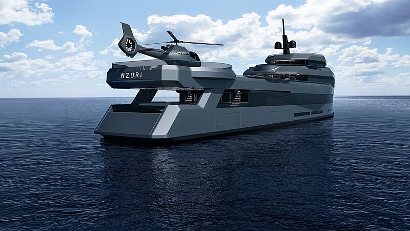 Nzuri yacht exterior design