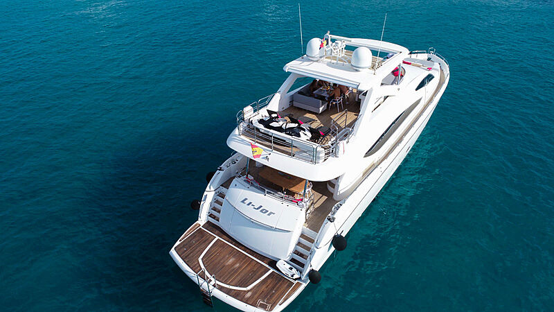 Li-Jor yacht anchored