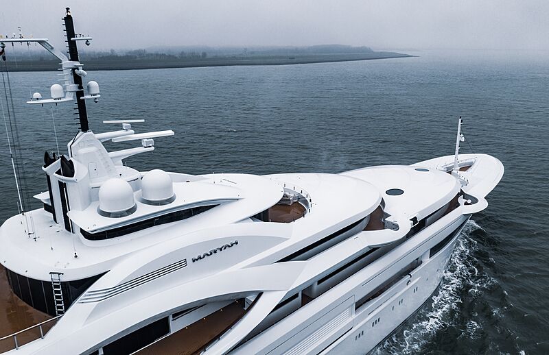Maryah yacht in Vlissingen, the Netherlands