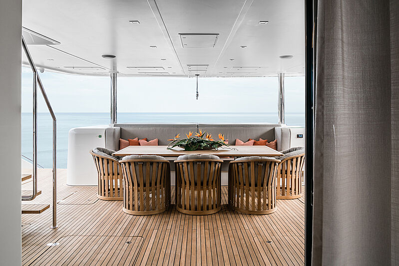 Ruwani yacht deck