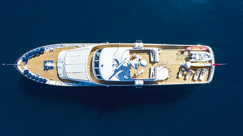 Freemont yacht aerial
