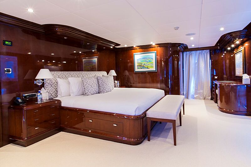 Silentworld yacht stateroom