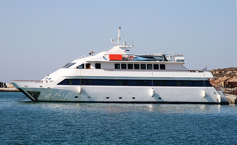 Aegean Princess yacht in marina