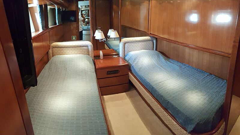 Baron B yacht stateroom