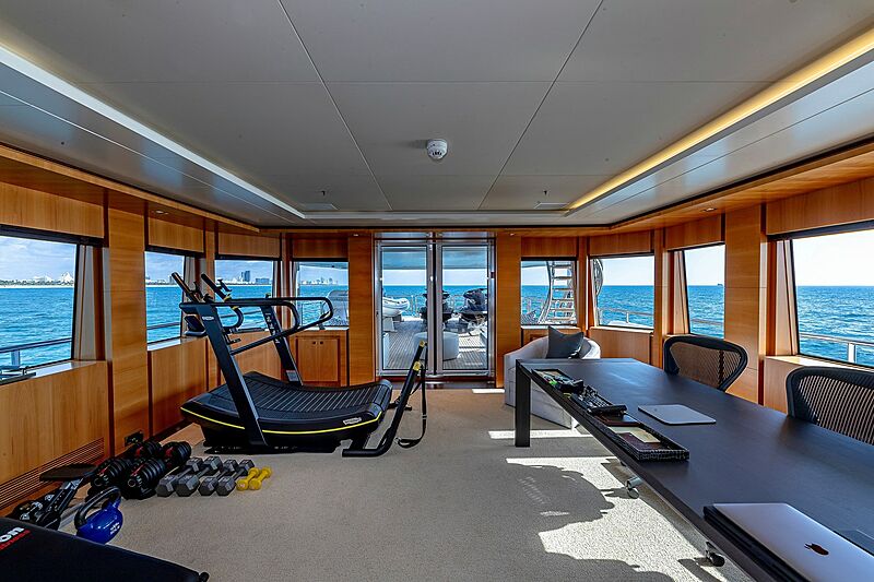 Arete yacht gym