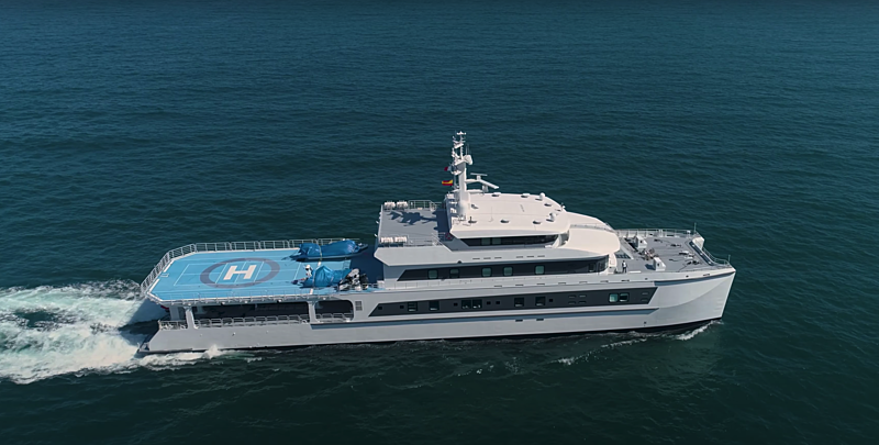 Wayfinder yacht cruising