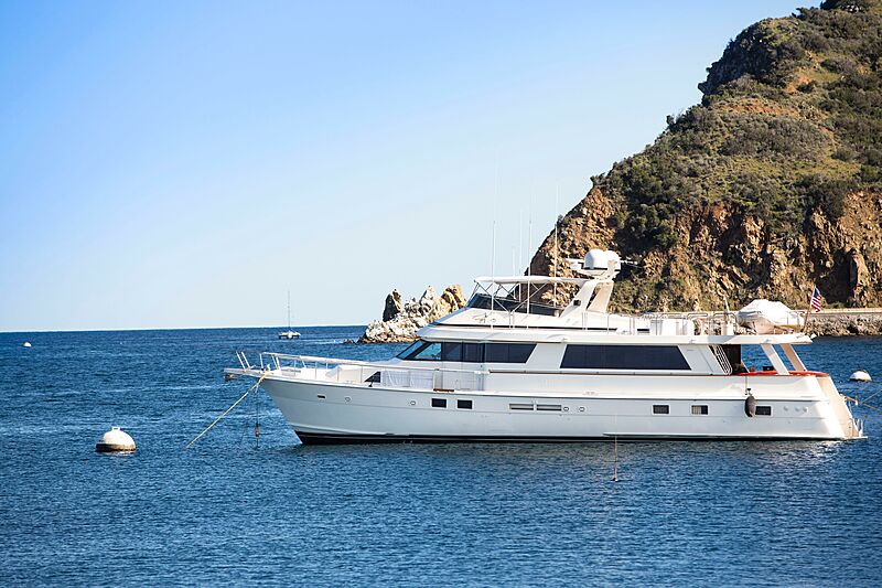 Catchin' Moments yacht anchored