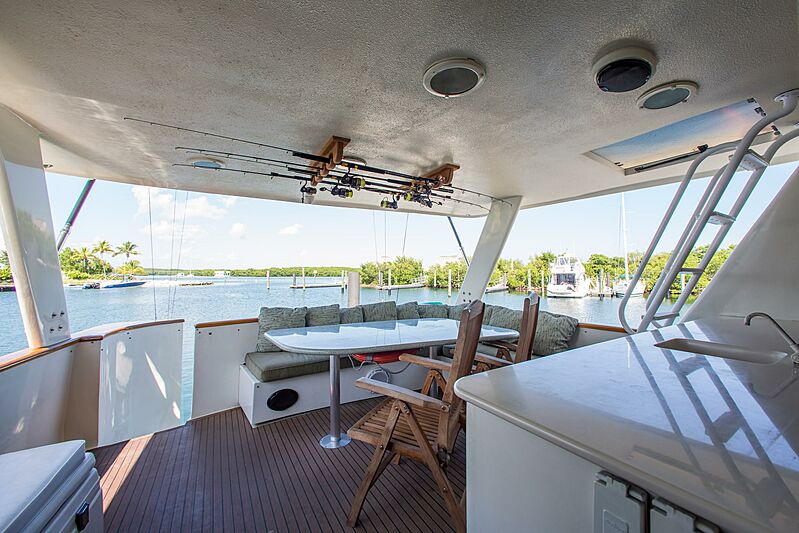Catchin' Moments yacht aft deck