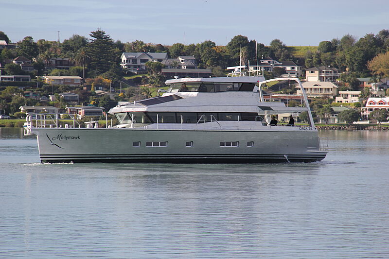 Mollymawk yacht launch at Circa Marine