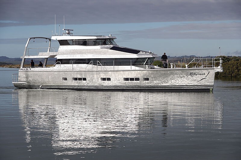 Mollymawk yacht launch at Circa Marine