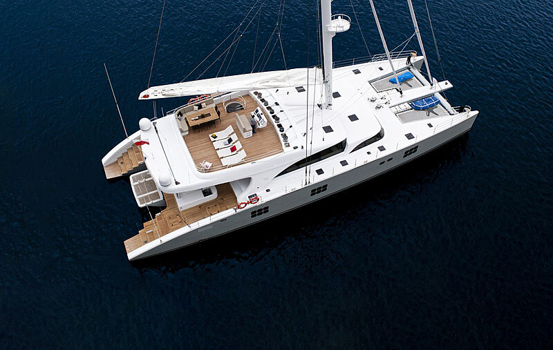 Ipharra yacht anchored