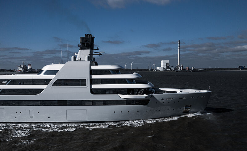 Solaris yacht by Lloyd Werft sea trials