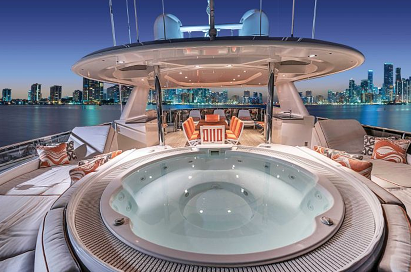 Release Me yacht jacuzzi