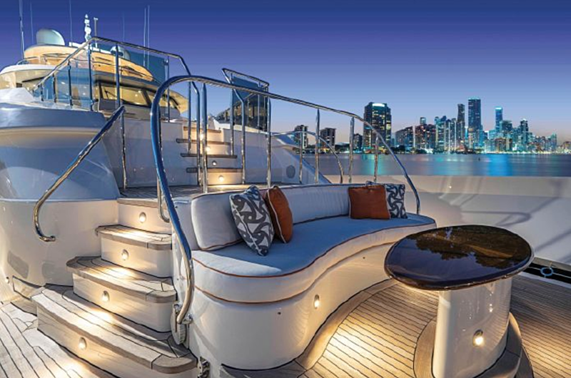 Release Me yacht foredeck